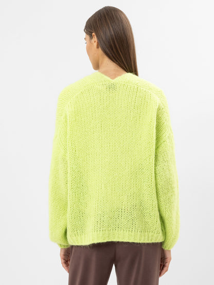 Herrlicher Damen Alliston Knit Mohair Mix 6567 KM100 273 acid lime