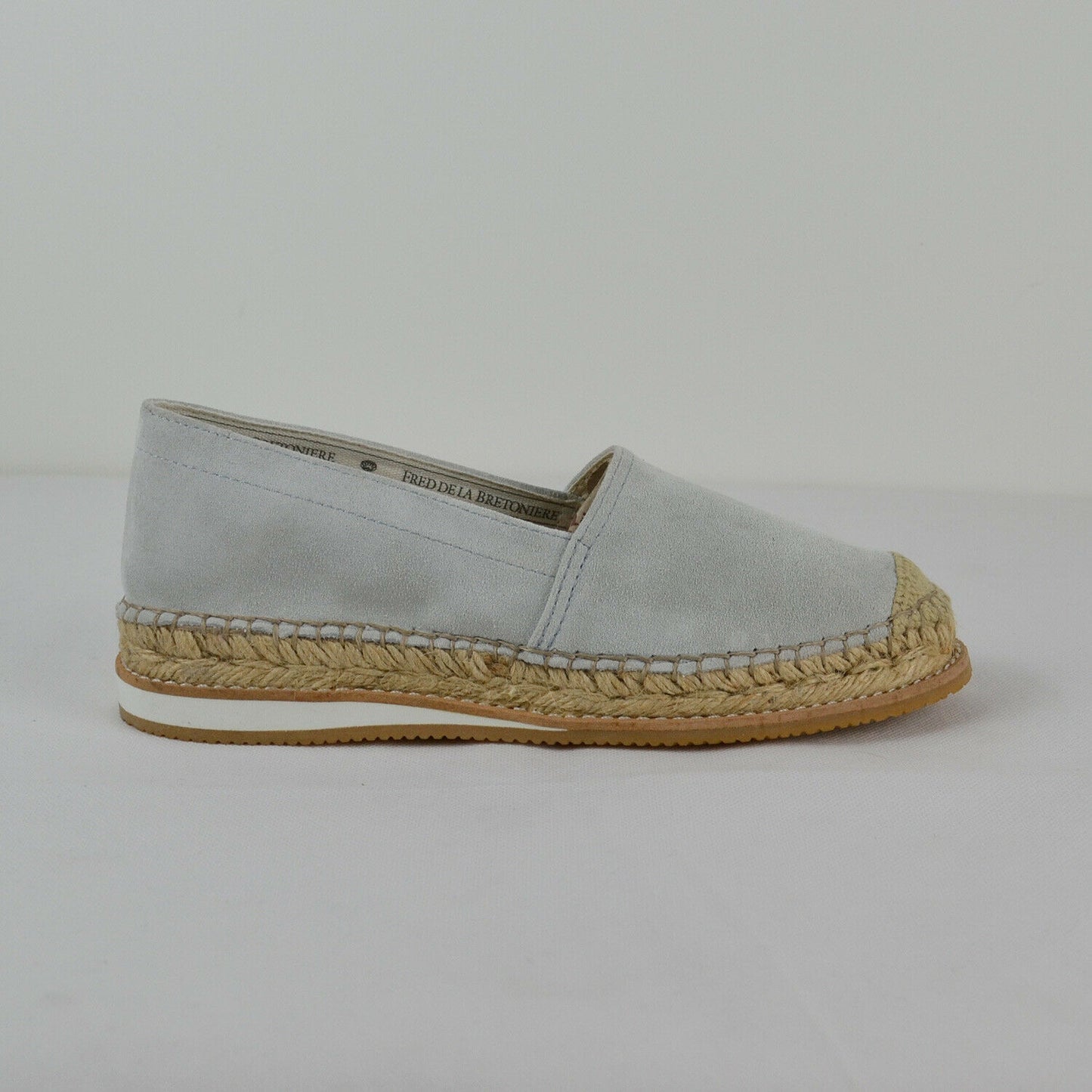 FRED DE LA BRETONIERE Damen Espadrilles 152010009 Ice White Leder