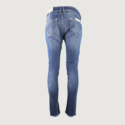 GLÜCKSSTERN Damen Jeans Nina G2820026 in Mischblau Länge 28