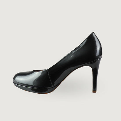 HÖGL Damen Pumps 2-10 8004 Leder in Dark Grey