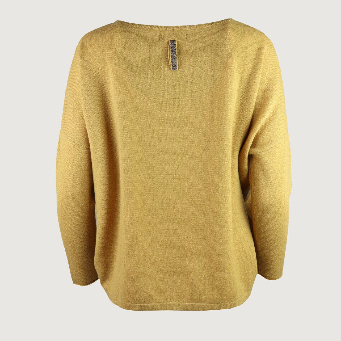 Hemisphere Damen Pullover 2021314SR 4 in Mustard 100% Kaschmir