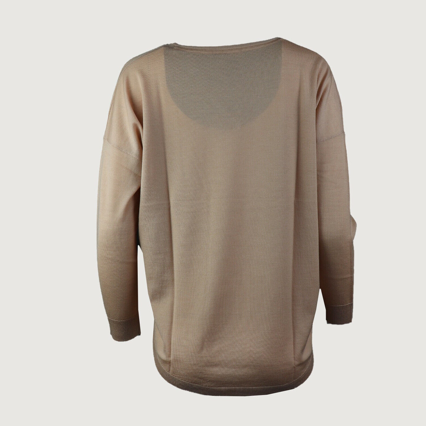 Hemisphere Damen Pullover V-Neck 2014640_17 in 7220 Desert 100% Wolle