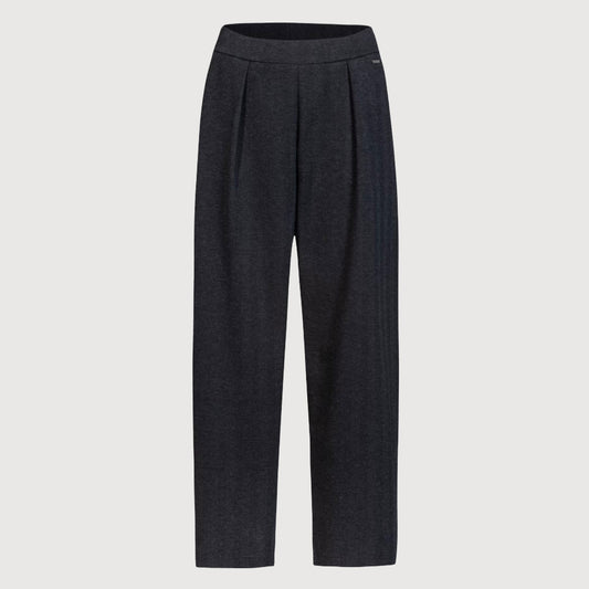 Herrlicher Damen Hose Lainey Herringbone 50022 JI420 435 vintage black Frontansicht