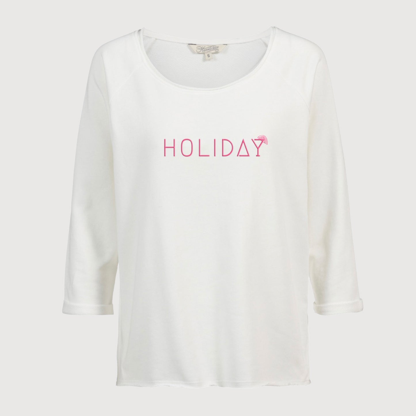Herrlicher Damen Sweat Angelika 1736 S7410 001 61 offwhite