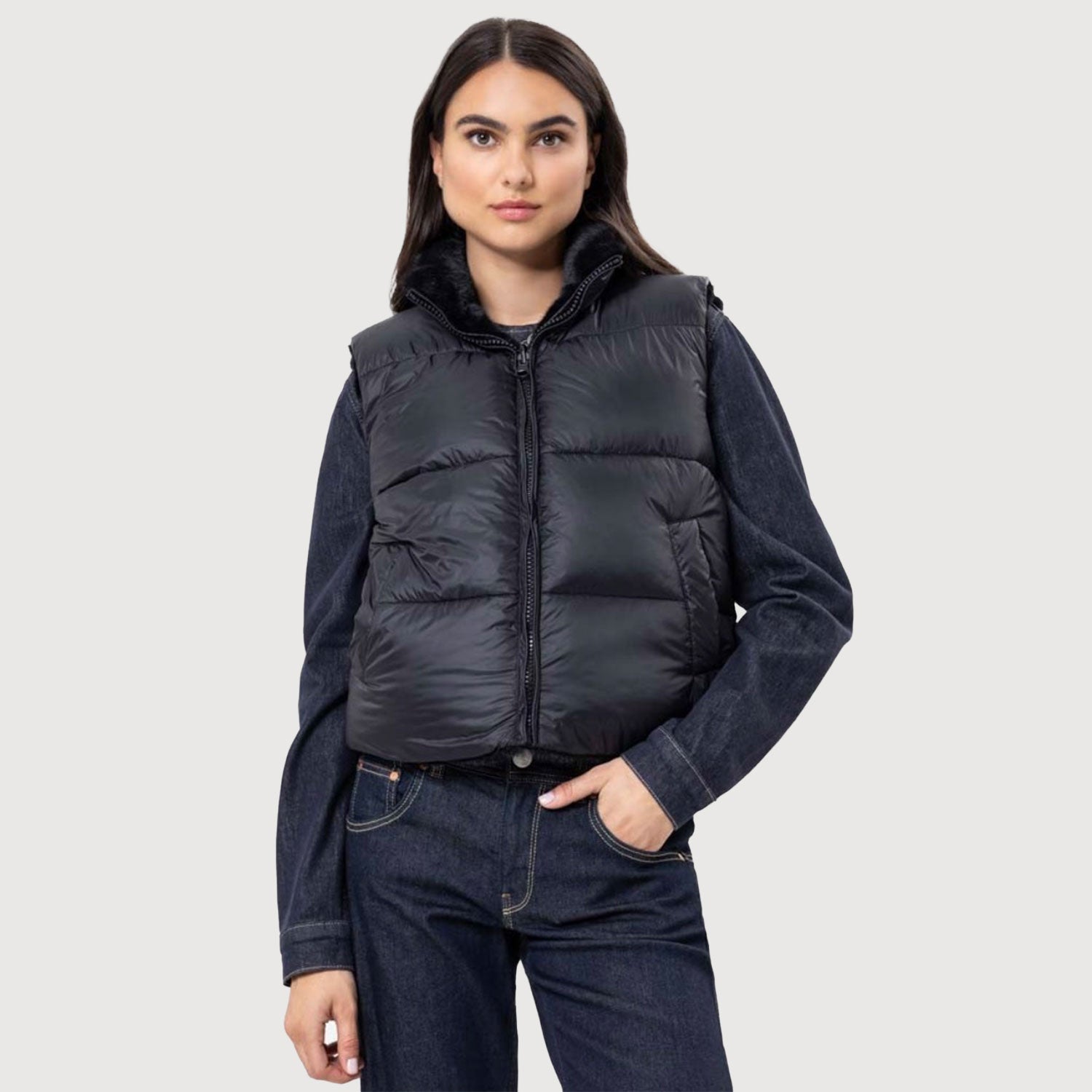 Herrlicher-Damen-Weste-zum-Wenden-Taline-7908-RN100-700-schwarz-03