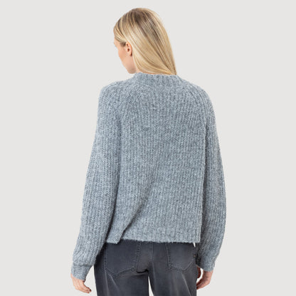 Herrlicher-Nathina-Cropped-Damen-Strickjacke-Grey-Melange-02