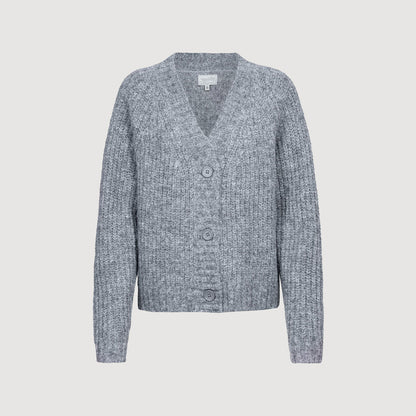 Herrlicher-Nathina-Cropped-Damen-Strickjacke-Grey-Melange-03