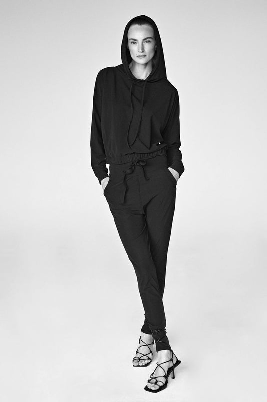 PENN&INK Damen Hoodie TULSA in schwarz
