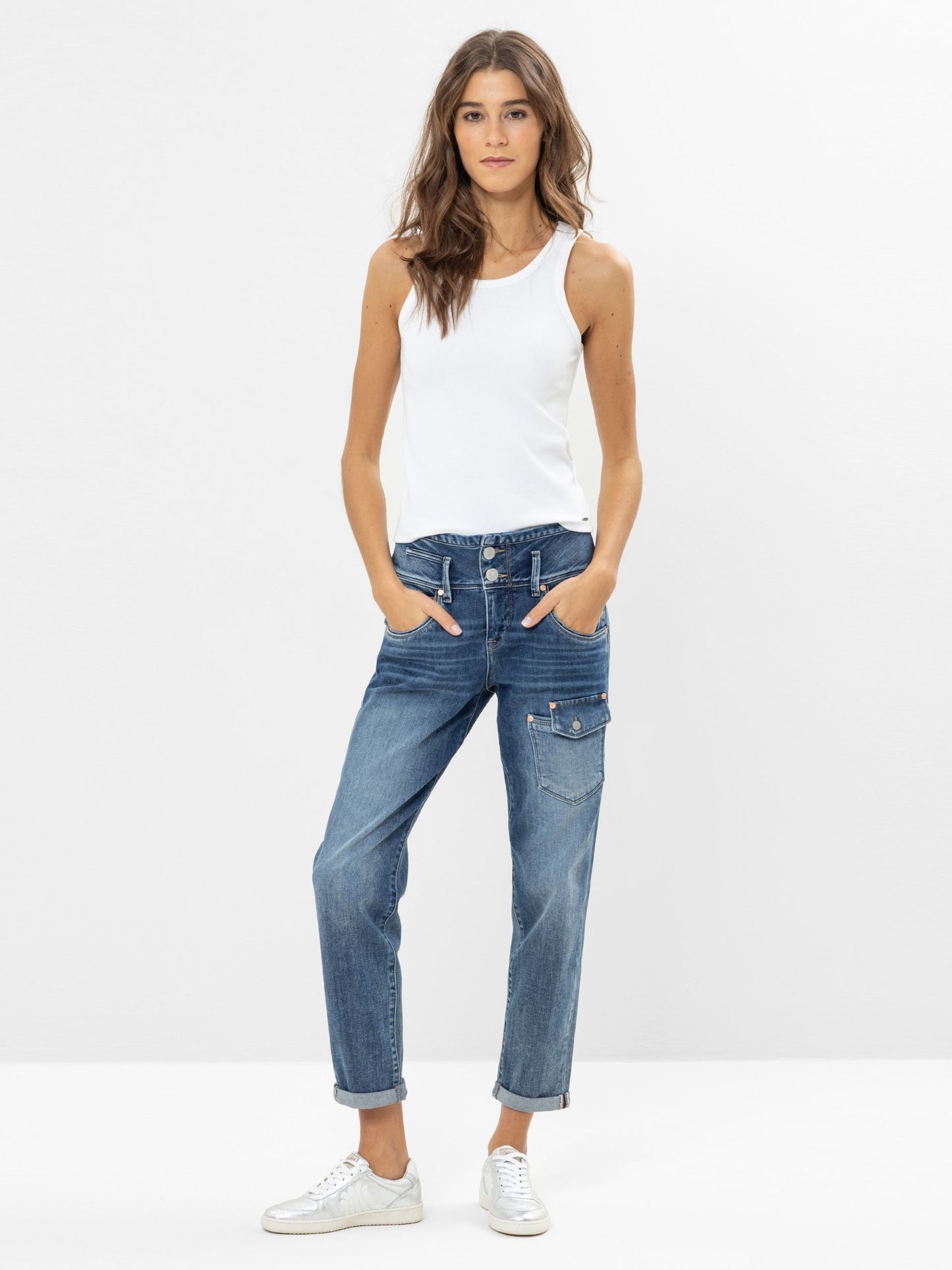 Herrlicher Jeans Dido Denim Comfort 5647 D9705 605 snake blue