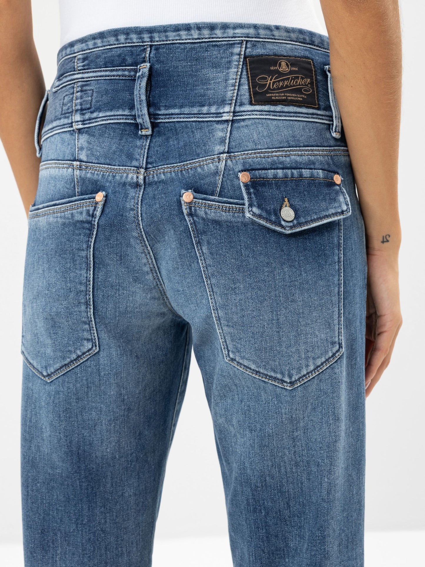 Herrlicher Jeans Dido Denim Comfort 5647 D9705 605 snake blue