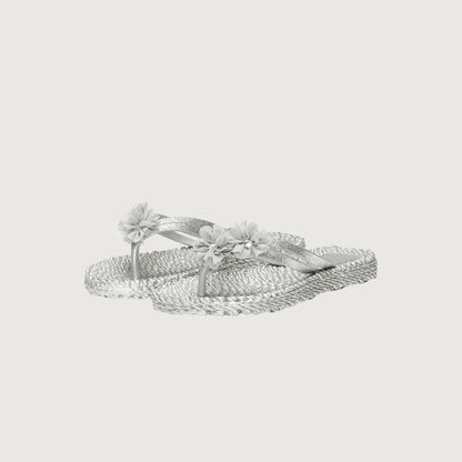 Ilse-Jacobsen-Damen-Sandale-CHEERFUL18F-Flowers-Silver-01