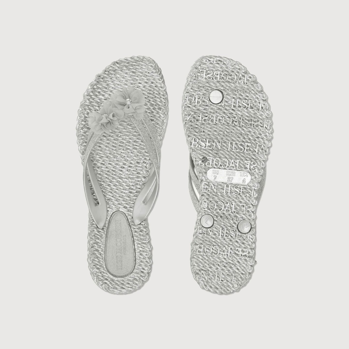 Ilse-Jacobsen-Damen-Sandale-CHEERFUL18F-Flowers-Silver-02