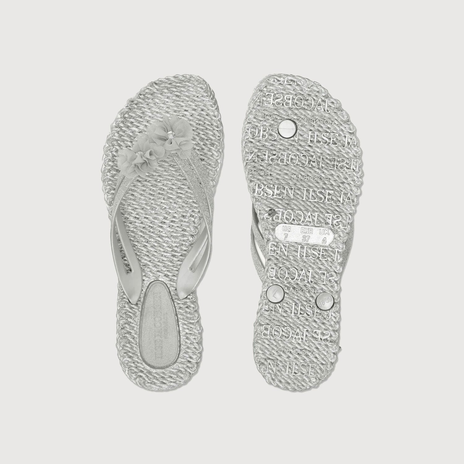 Ilse-Jacobsen-Damen-Sandale-CHEERFUL18F-Flowers-Silver-02