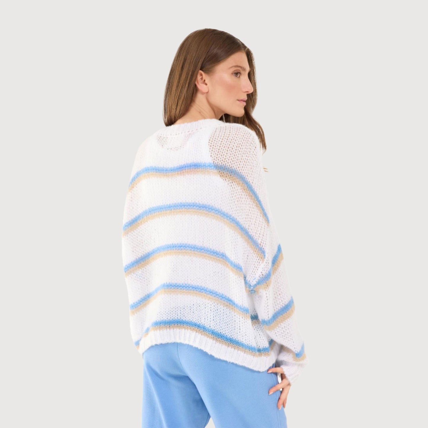 Juvia Damen Pullover Naika Strick 860 26 306 829 dutch blue