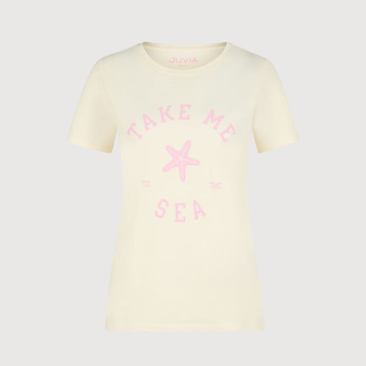 Juvia Damen T-Shirt Christina 810 25 446 Vanille