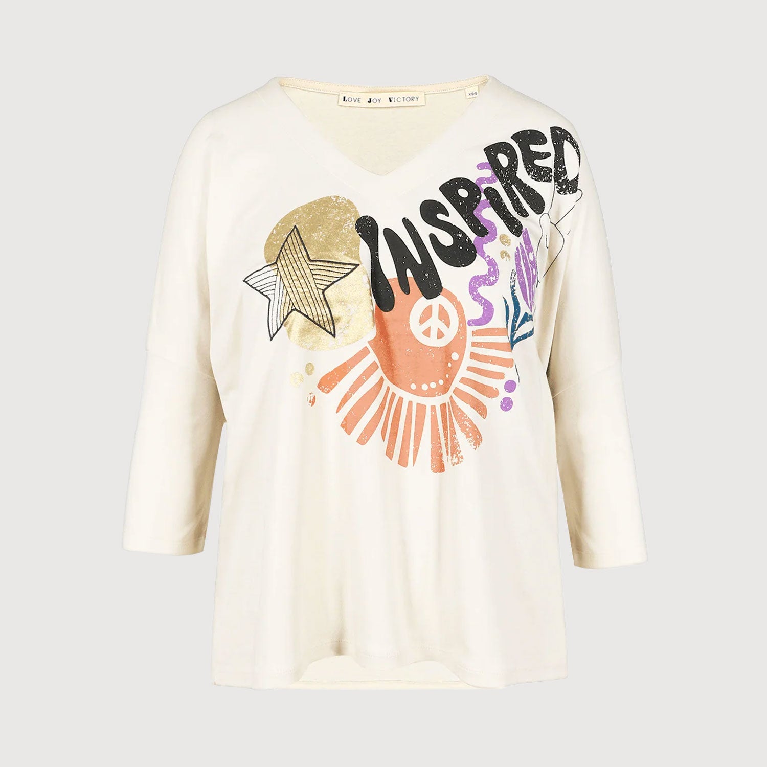 Love-Joy-Victory-Damen-T-Shirt- Chula-sand-03