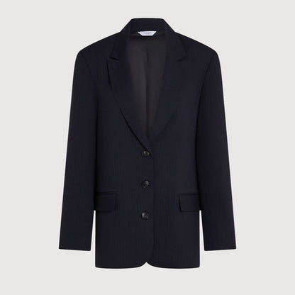 PENN&INK-Damen-Blazer-W25N1630-Navy-Stripe-01
