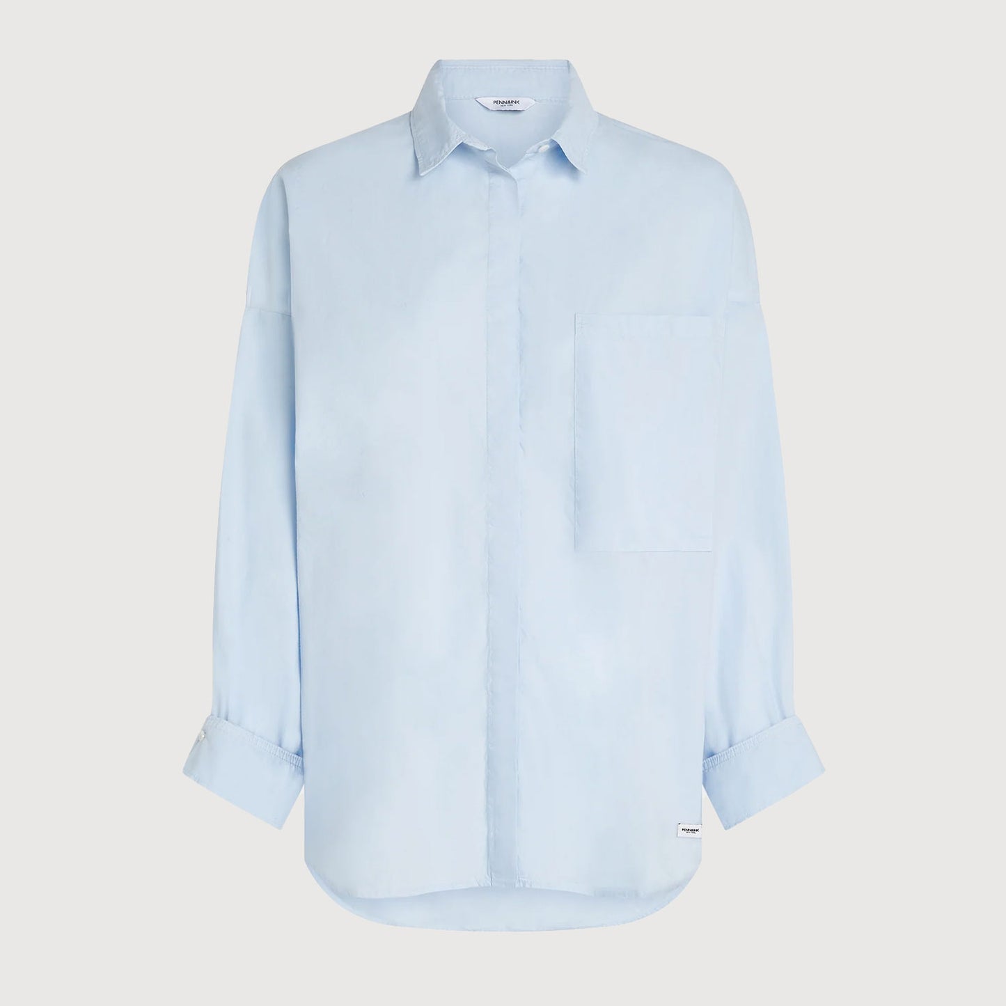 PENN&INK-Bluse-S25Z768LTD-in-air-blue