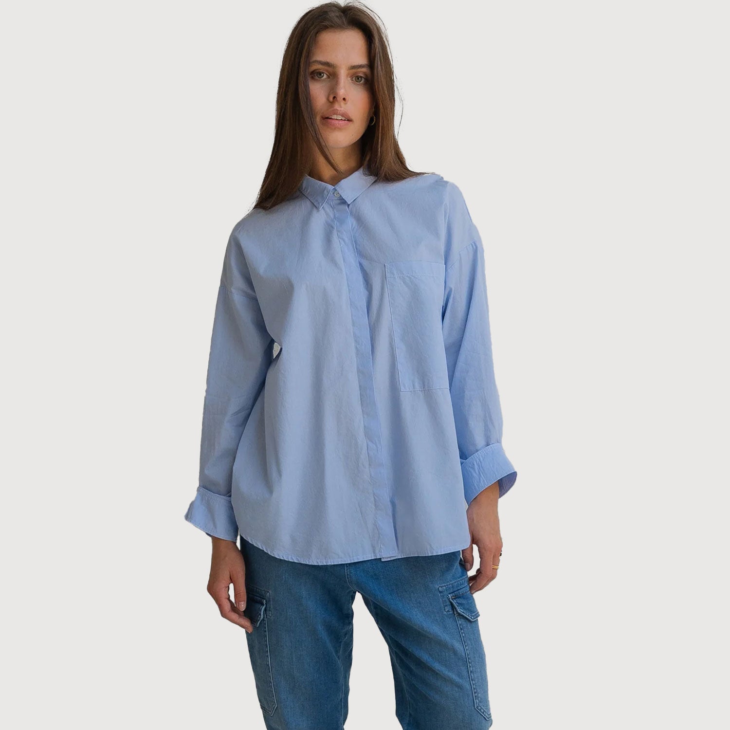 PENN&INK-Damen-Bluse-W25Z793-light-blue-03