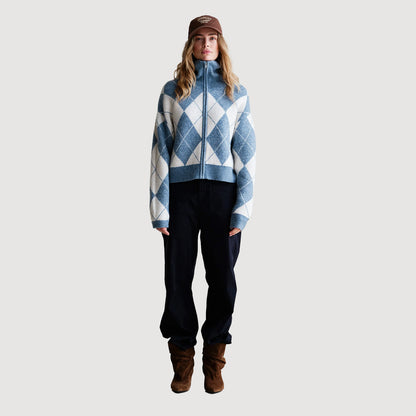PENN&INK-Damen-Cardigan-W26C398-blue-ecru-02