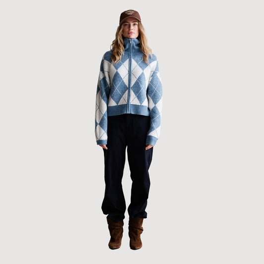 PENN&INK-Damen-Cardigan-W26C398-blue-ecru-02