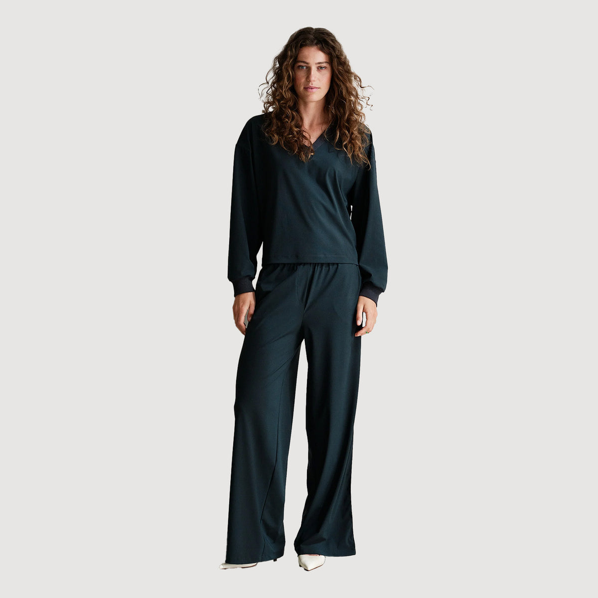 PENN_INK-Damen-Hose-W26F1942-Antra-Ecru-02
