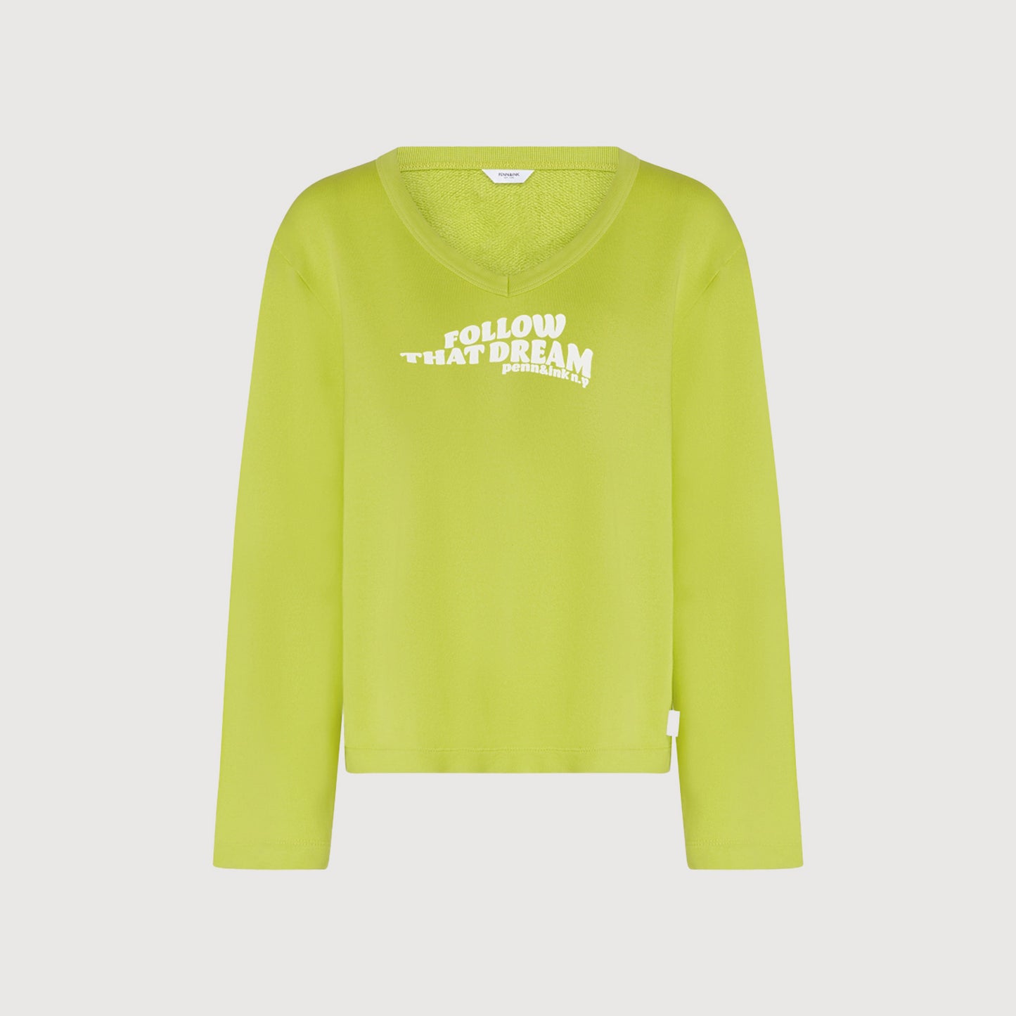PENN&INK-Damen-Sweatshirt-S26F1879LTD-sunny-lime-01