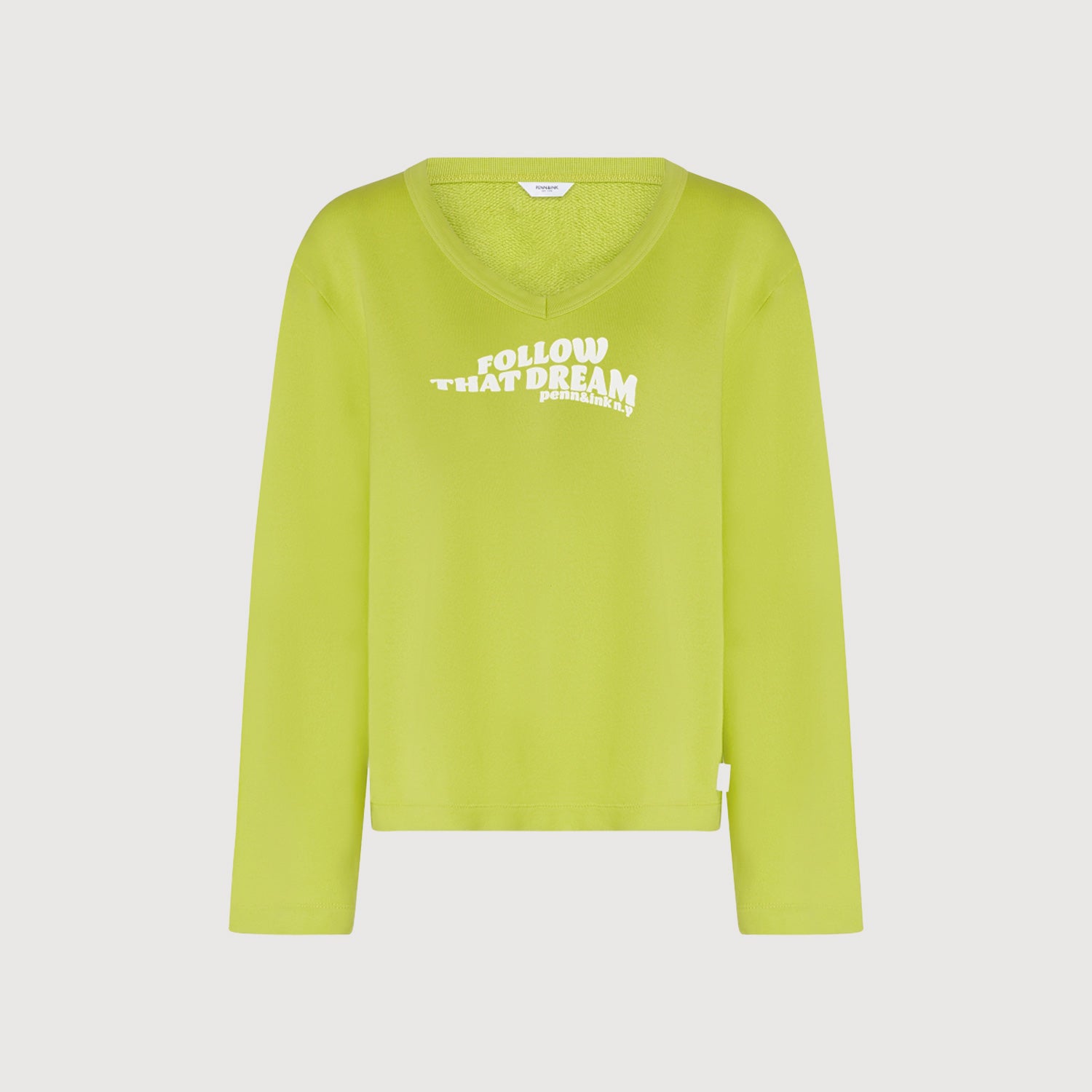PENN&INK-Damen-Sweatshirt-S26F1879LTD-sunny-lime-01