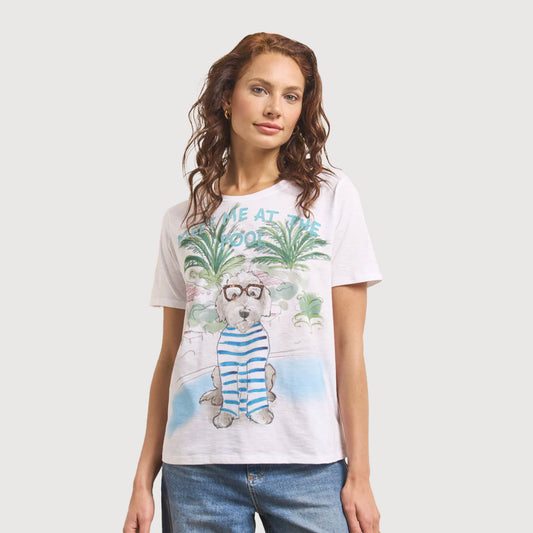 Princess-Goes-Hollywood-Damen-T-Shirt-Pool-Dog-252-124622-01