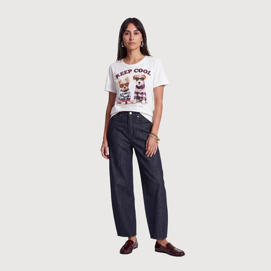 Princess Goes Hollywood T-Shirt Keep Cool Weiß Model Frontansicht