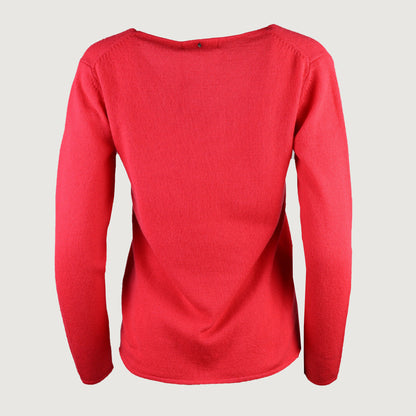 Rosemunde Damen Pullover – 1435 409 in Rot Wollmix Gr. S