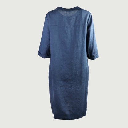 SEM PER LEI Damen Sommer Kleid 765016 in Blau 215