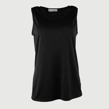 SEM PER LEI Damen Top 763230 Ärmellos in Schwarz