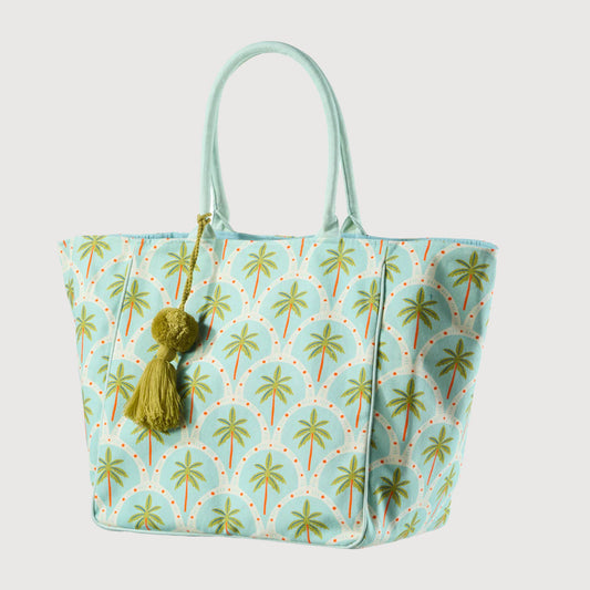 Soul-Kathrine-Damen-Shopper-Green-Palm-261SK4609-SHO-GP-01
